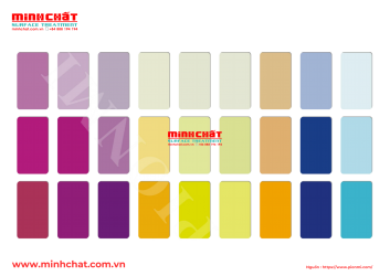 Bột màu anode nhôm Pionmi - P Series